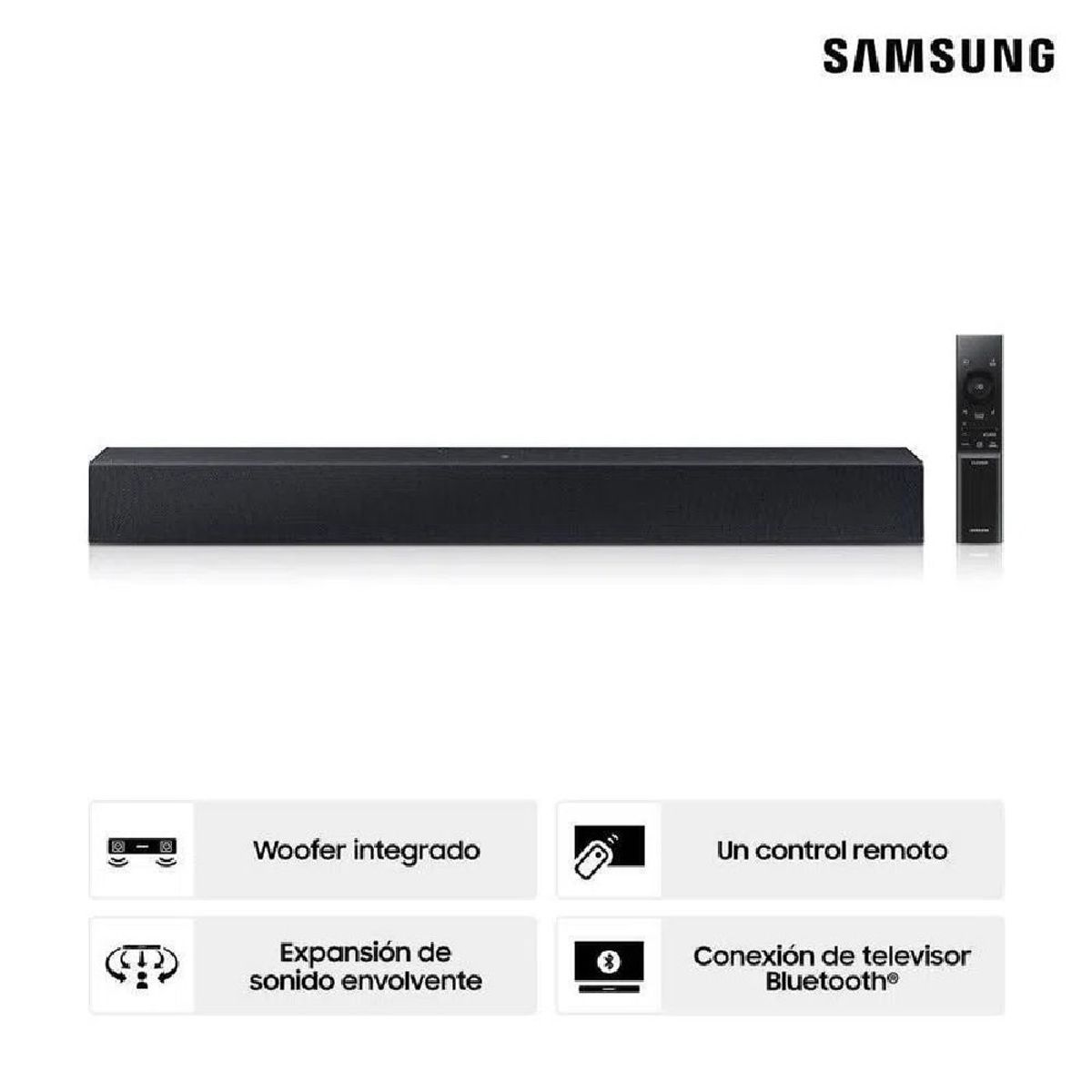 SAMSUNG - Soundbar Samsung 2.0 CH HW-C400 (Nuevo)