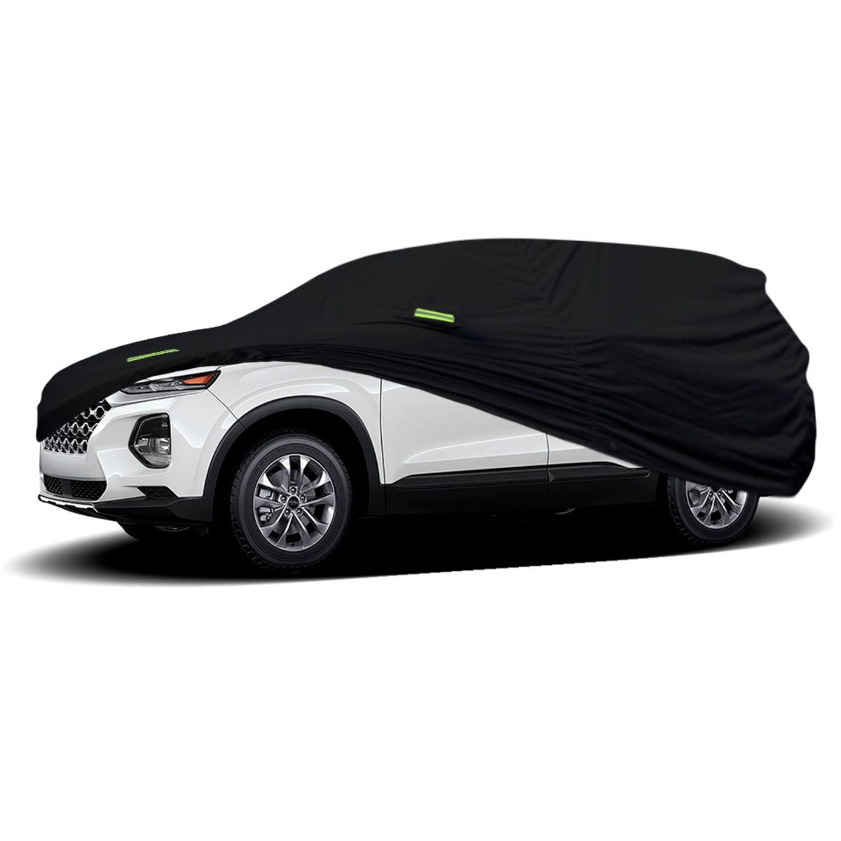 TECGO - PROTECTOR CUBIERTA COBERTOR TIPO HYUNDAI SANTA FE NEGRO