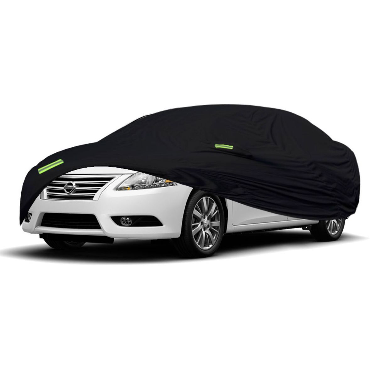 TECGO - PROTECTOR CUBIERTA COBERTOR TIPO NISSAN SENTRA SEDAN NEGRO