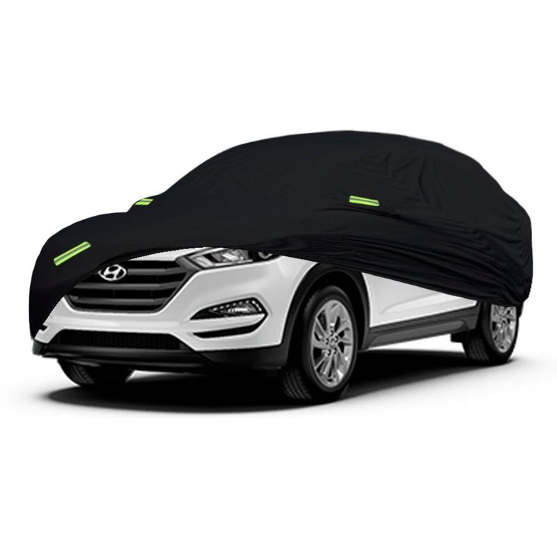 TECGO - PROTECTOR CUBIERTA FUNDA COBERTOR TIPO HYUNDAI TUCSON NEGRO