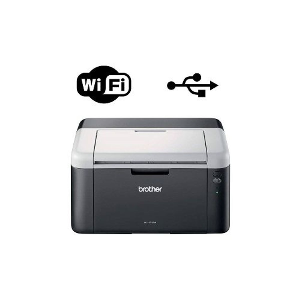 BROTHER - Impresora láser Brother HL-1212W - Monocromática- wifi