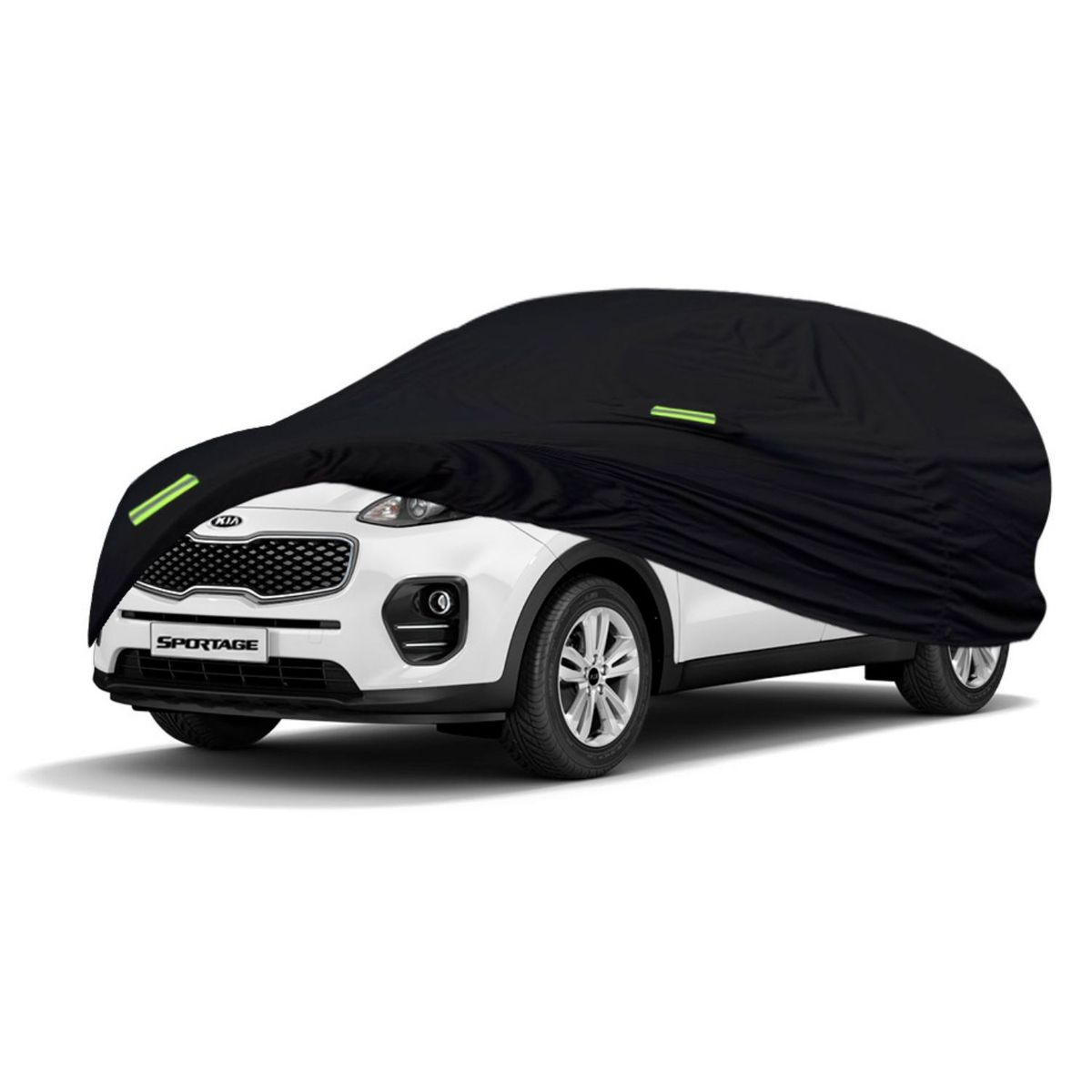 TECGO - PROTECTOR CUBIERTA FUNDA COBERTOR TIPO KIA SPORTAGE NEGRO