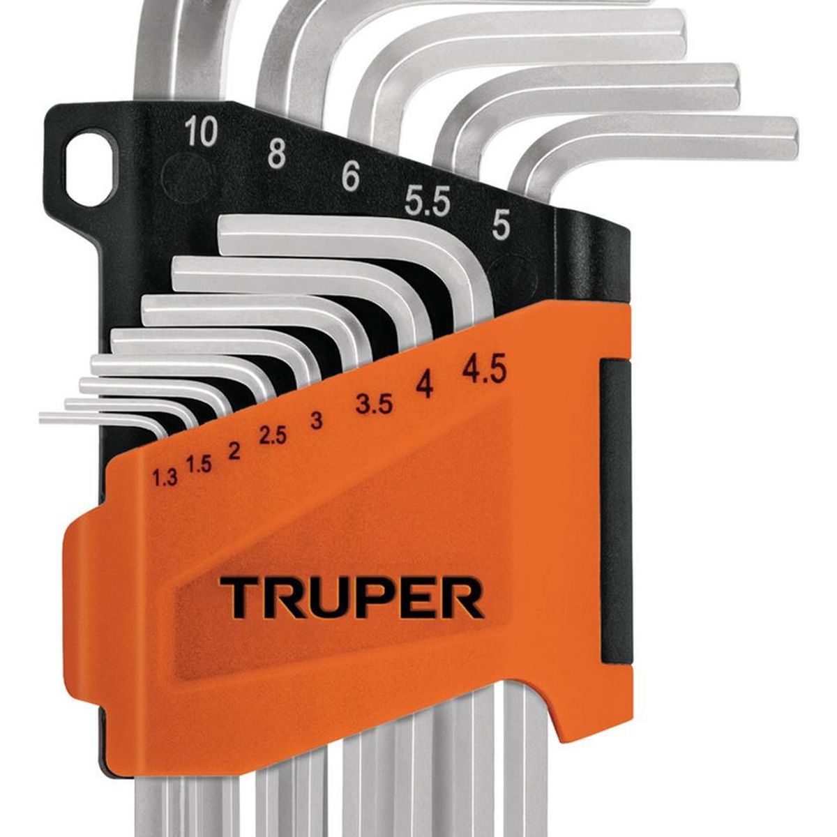 TRUPER - Juego 13 llaves allen mm punta hexagonal Truper