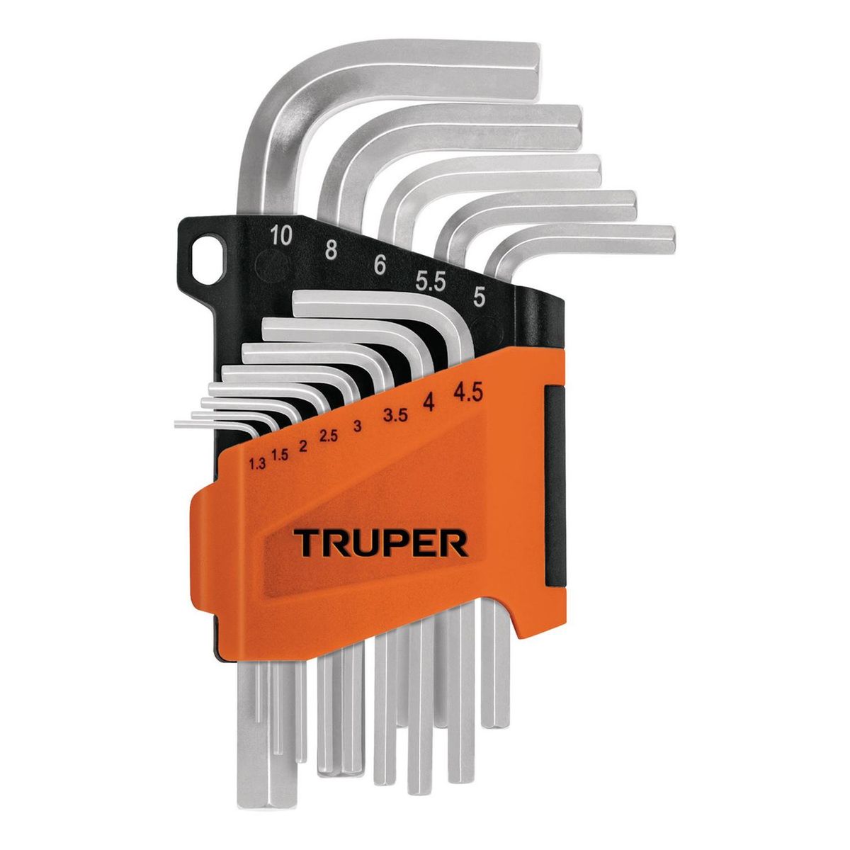 TRUPER - Juego 13 llaves allen mm punta hexagonal Truper