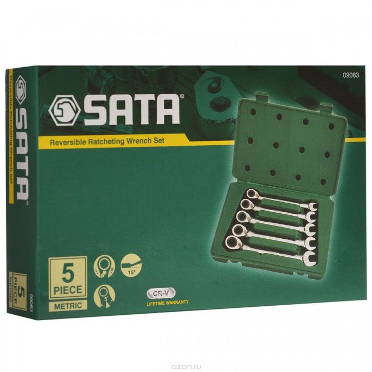 SATA - JGOX5PZA LLAVE MIXTA RATCHET REVERSIBLE MM 10-14MM ST09083SJ SATA