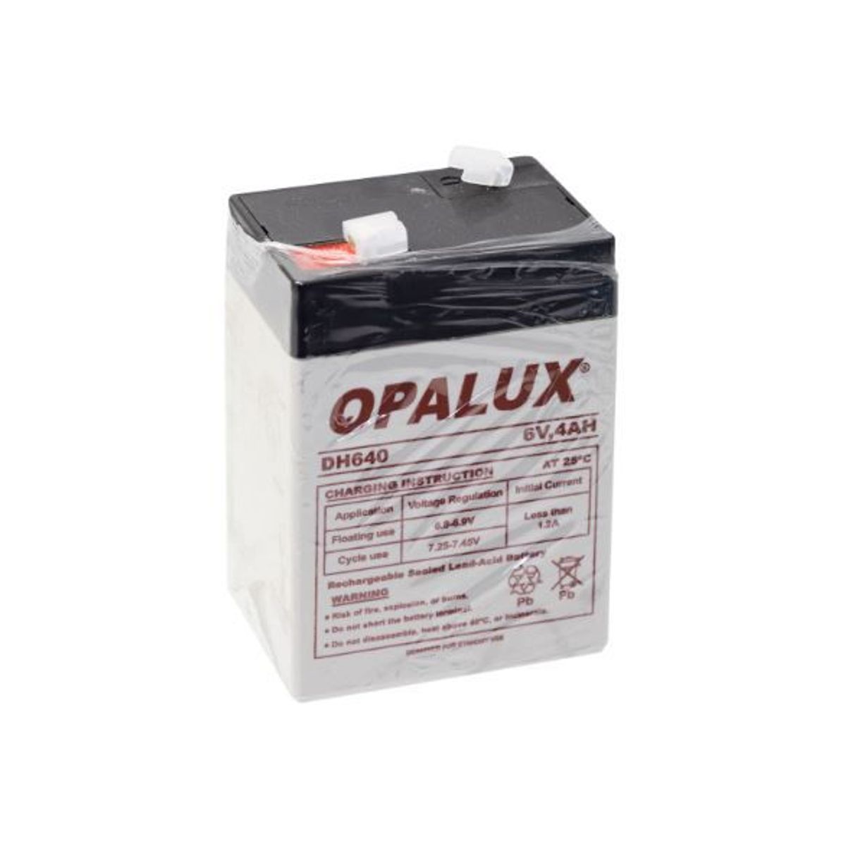 OPALUX - Batería Seca 6V 4AH DH-640 OPALUX