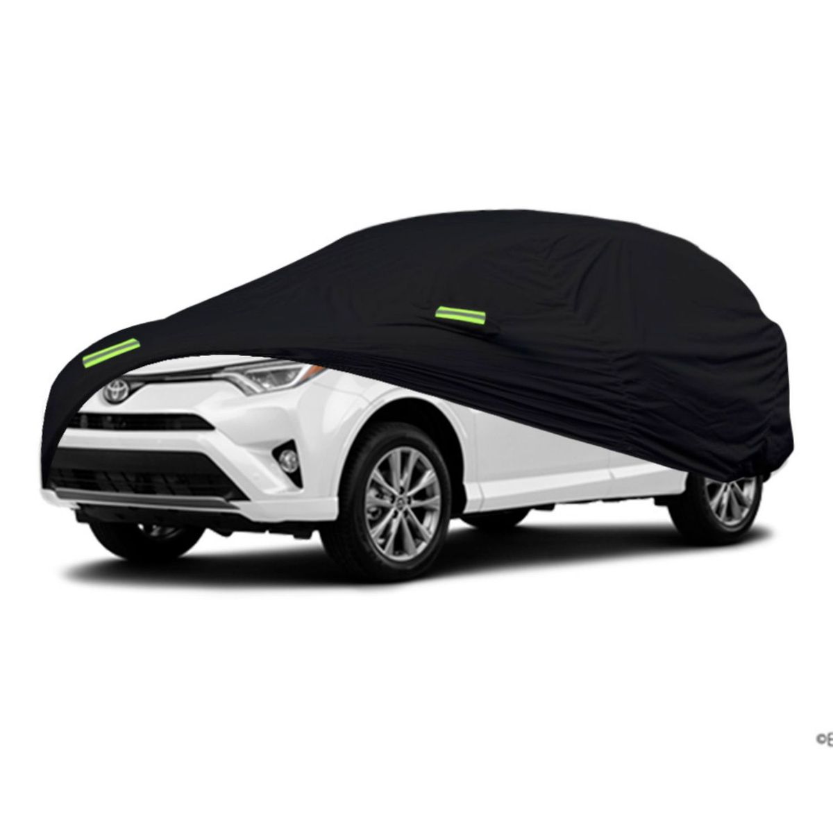 TECGO - PROTECTOR CUBIERTA FUNDA COBERTOR TIPO TOYOTA RAV 4 NEGRO
