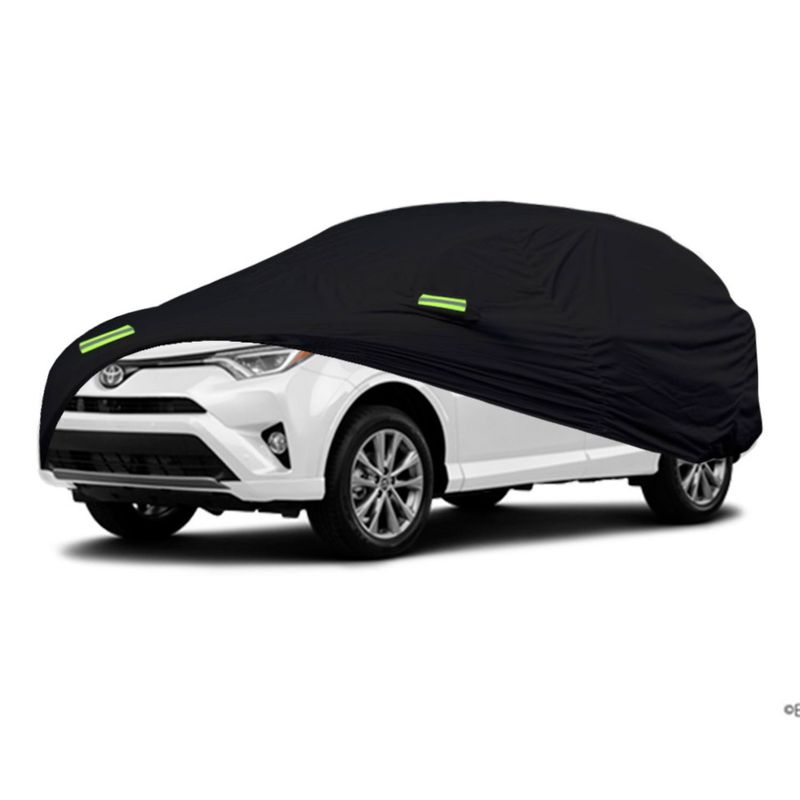 TECGO - PROTECTOR CUBIERTA FUNDA COBERTOR TIPO TOYOTA RAV 4 NEGRO