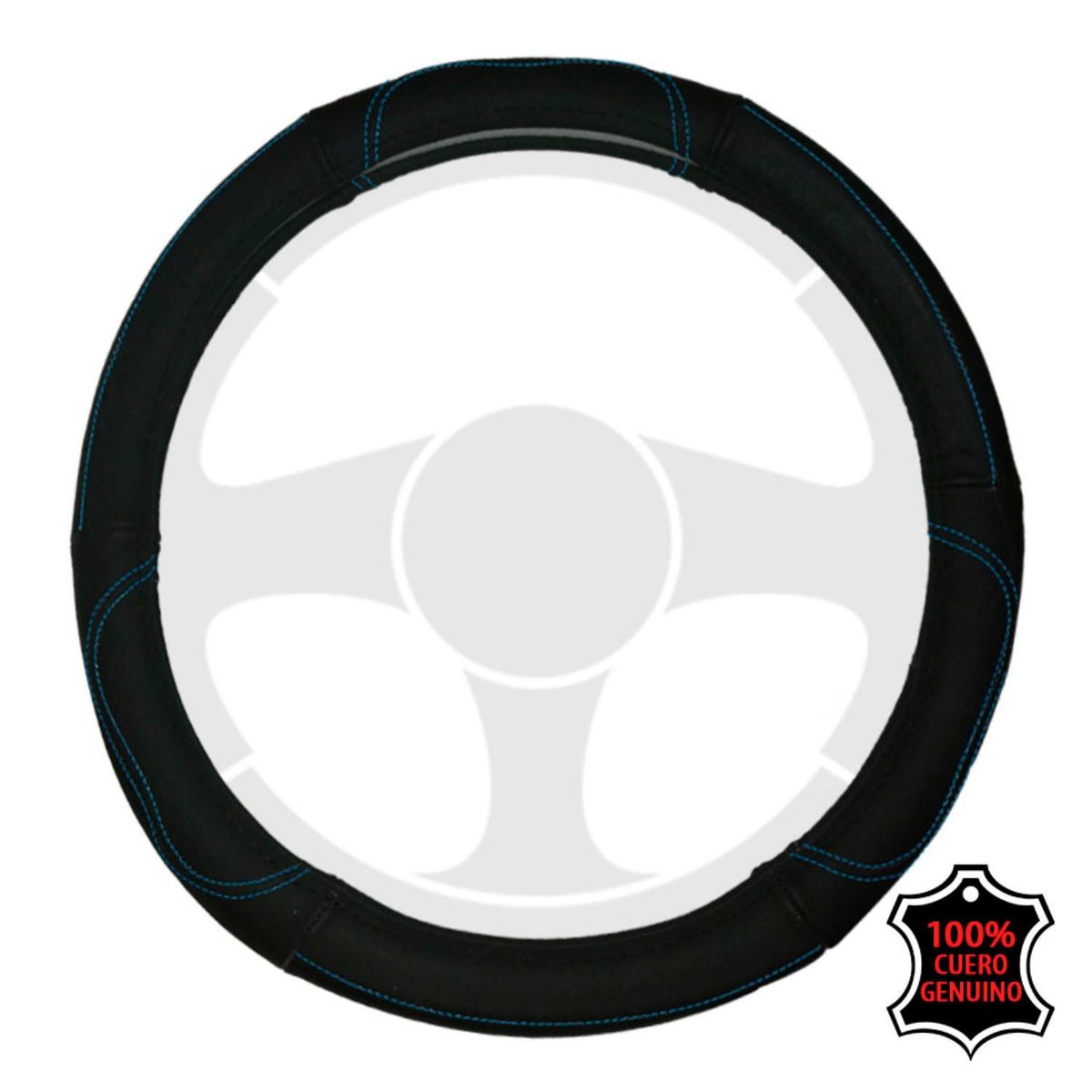 GENERICO - Funda De Timón De Auto Cuero Original Forro Protector