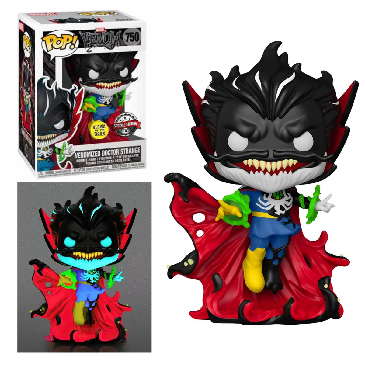 FUNKO - Funko Pop Venomized Doctor Strange - Marvel SE Glows Brilla