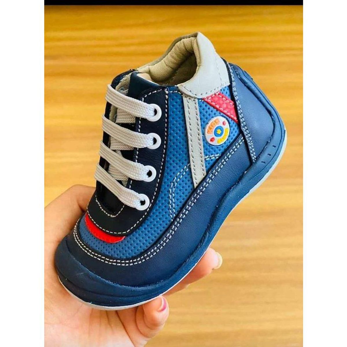 PEI UOU - Zapato niño bebé pei uou pibe jack azul