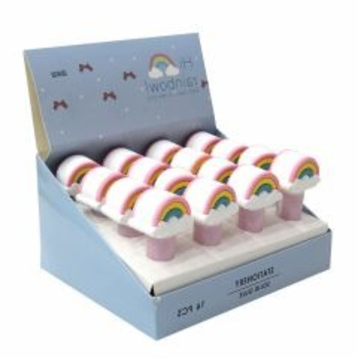 GENERICO - Goma en Barra Arcoiris Kawaii