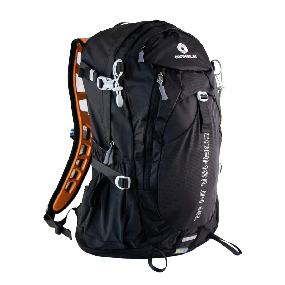 GENERICO - Mochila Outdoor Cormeilin 45 Hiking Trekking Montaña (Negro)