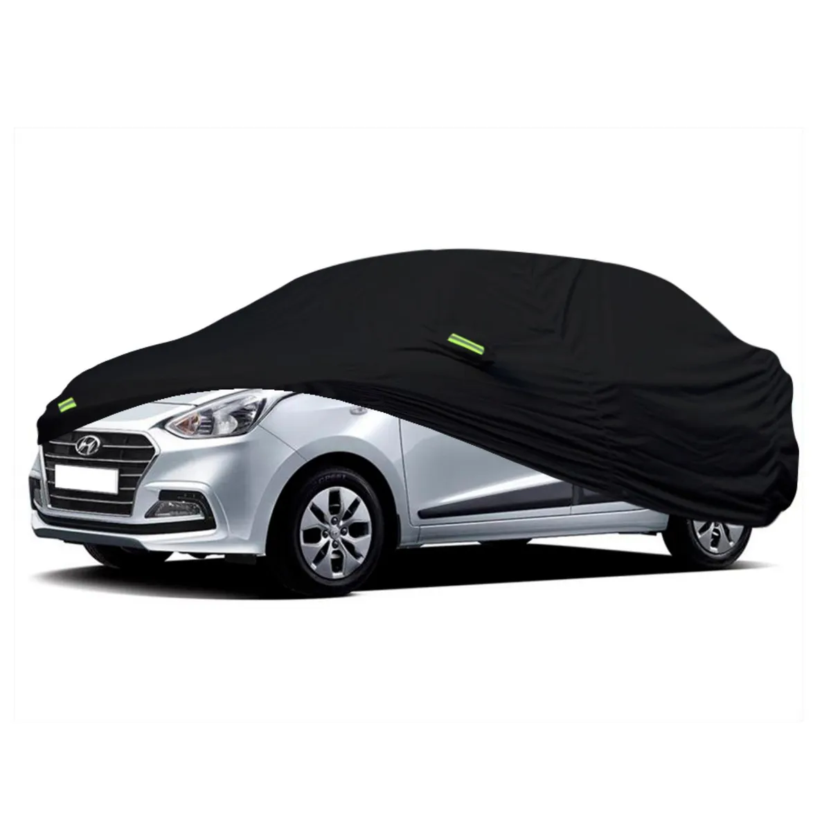 TECGO - PROTECTOR CUBIERTA COBERTOR TIPO HYUNDAI I10 SEDAN NEGRO