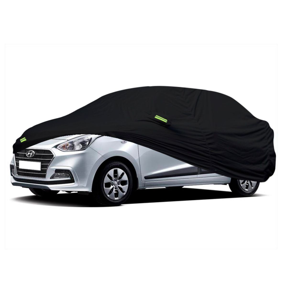 TECGO - PROTECTOR CUBIERTA COBERTOR TIPO HYUNDAI I10 SEDAN NEGRO