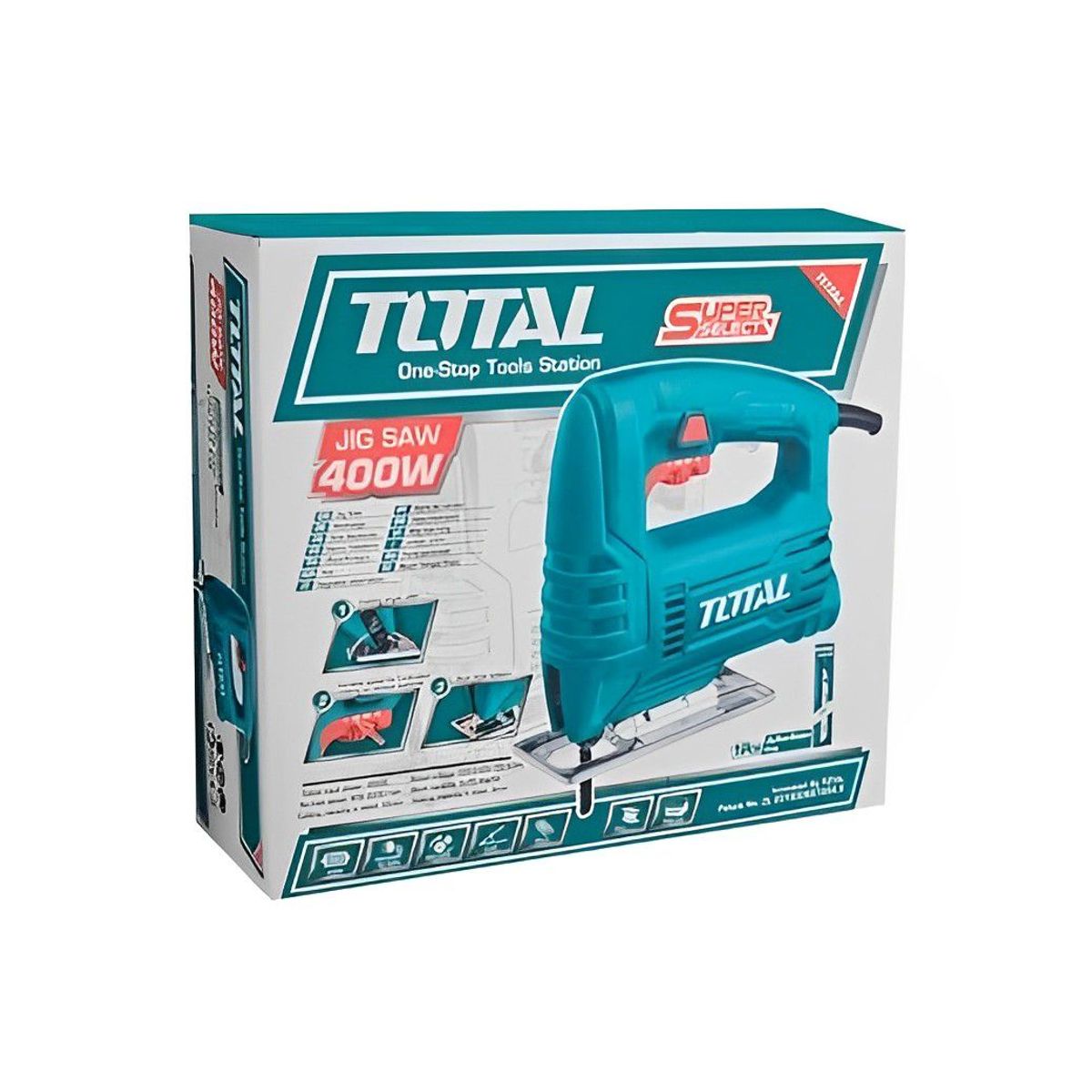 TOTAL TOOLS - Sierra Caladora TOTAL 220v 400w Super