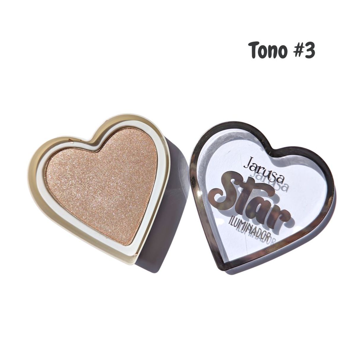 GENERICO - Iluminador en Polvo Compacto Star Jarusa Tono 3