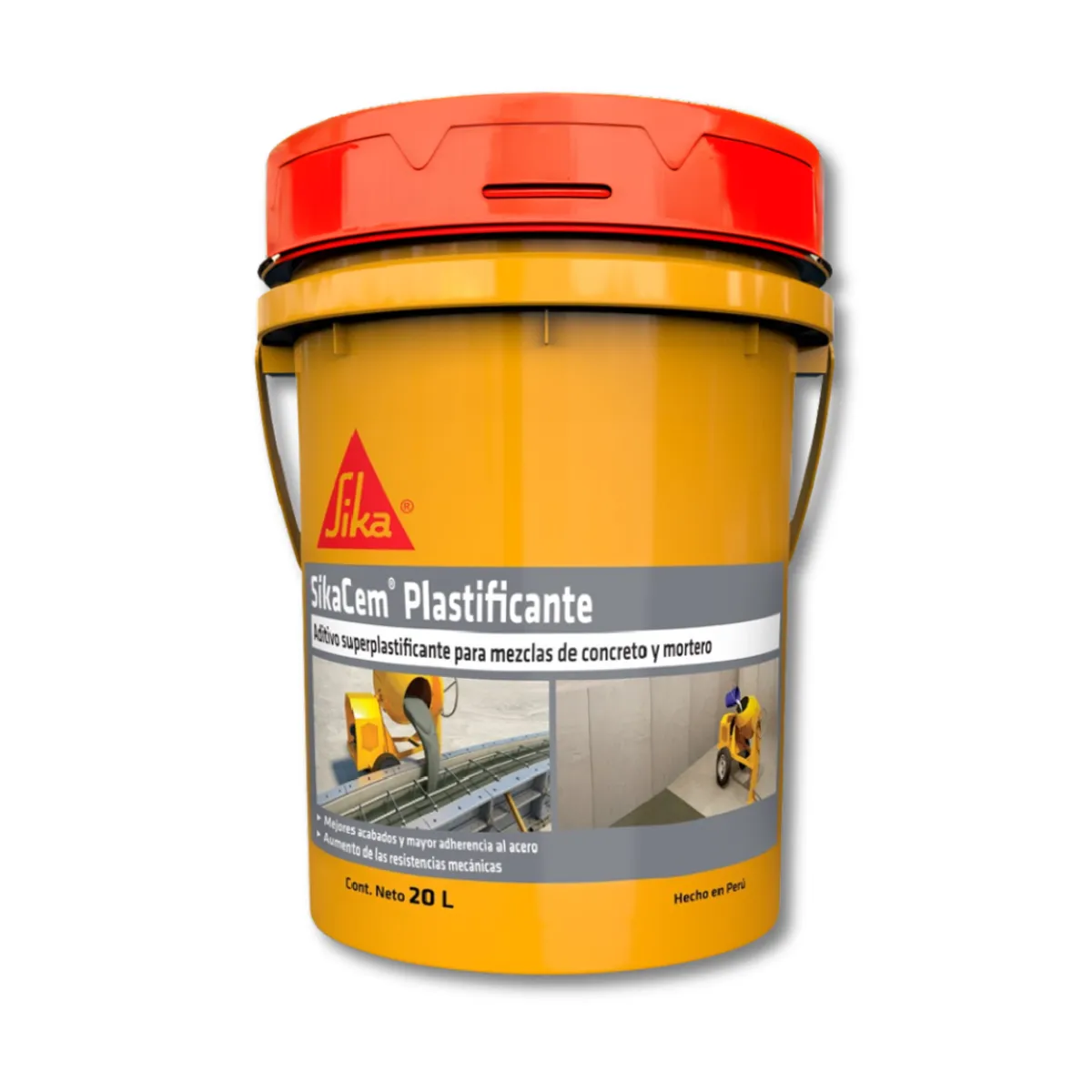 SIKA - Aditivo para mezclas de concreto SikaCem Plastificante x 20L