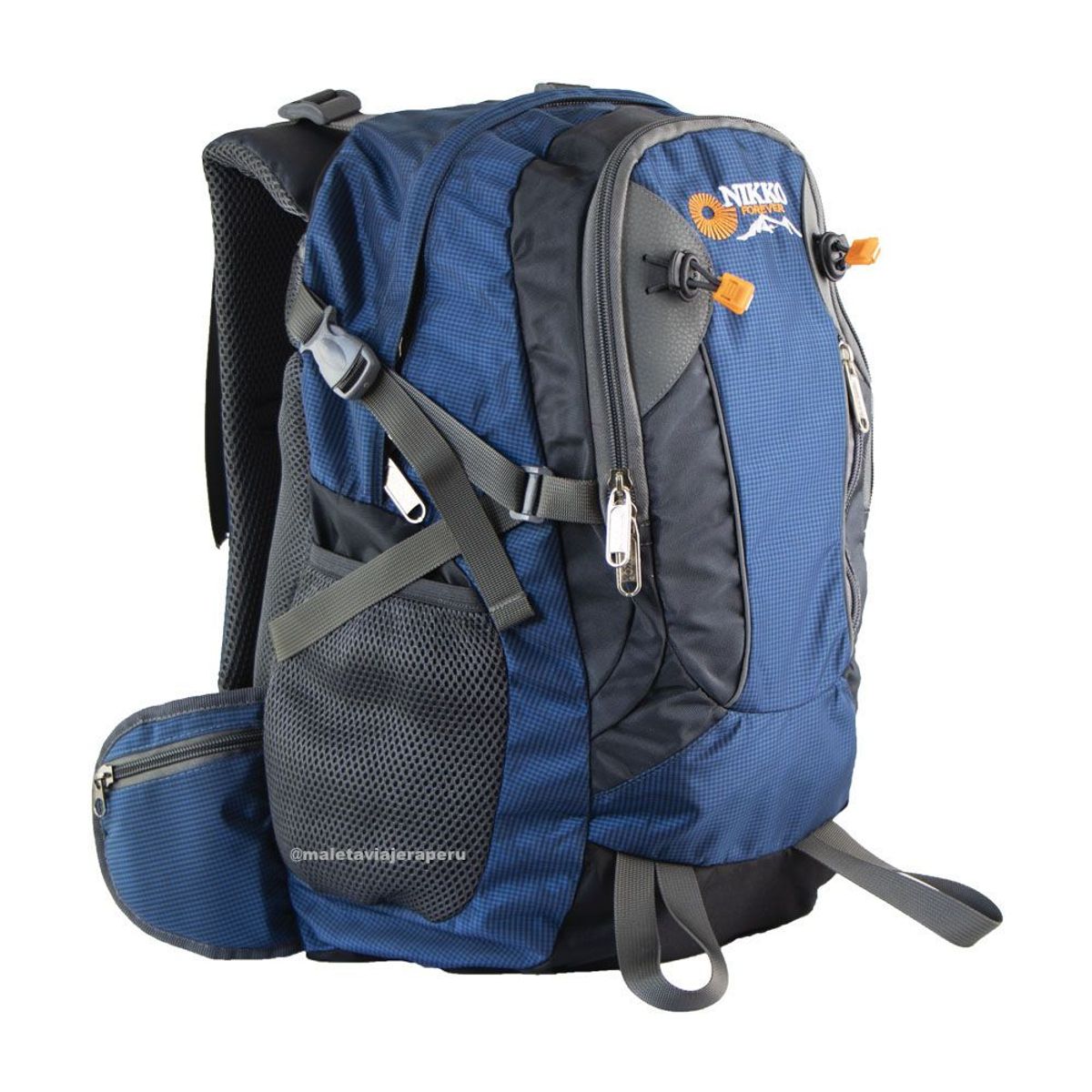 GENERICO - Mochila Outdoor Nikko Lifestyle 30 Trekking Montaña (Acero)