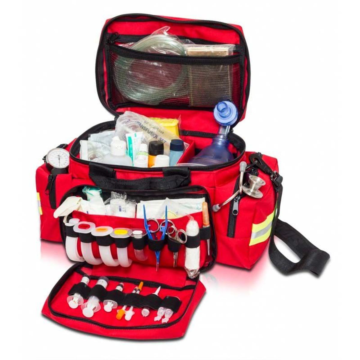 ELITE BAGS - Maletín Ligero de Emergencias Roja