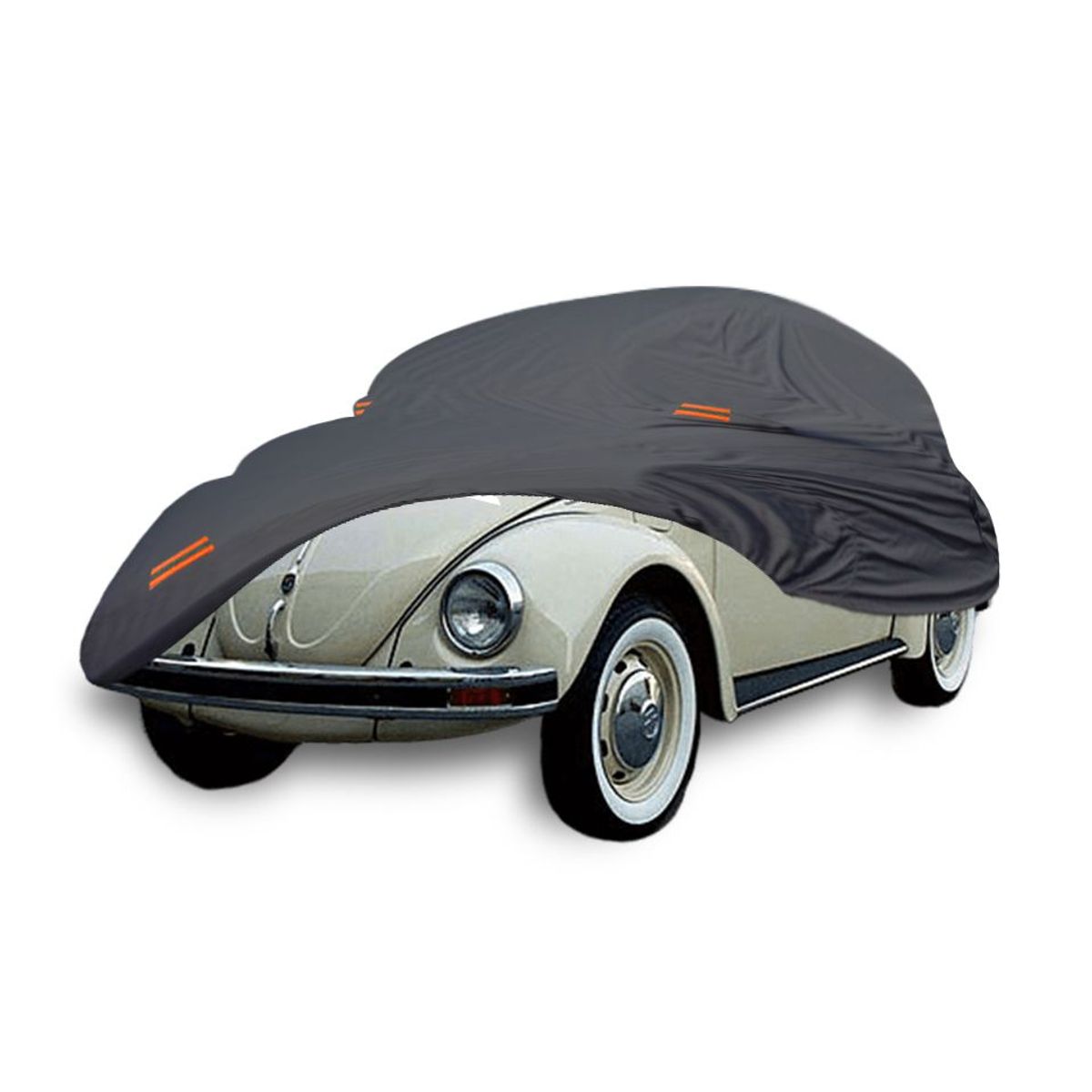 TECGO - PROTECTOR COBERTOR TIPO VOLKSWAGEN ESCARABAJO SEDAN GRIS