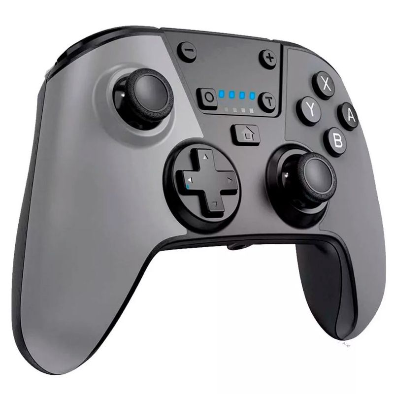 GENERICO - Mando Gamepad Para Nintendo Switch Control Inalambrico Gris Oled NFC