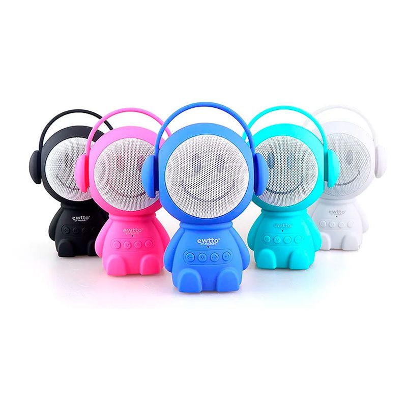 EWTTO - Parlante Robot Bluetooth Ewtto X-Bass Recargable Radio FM