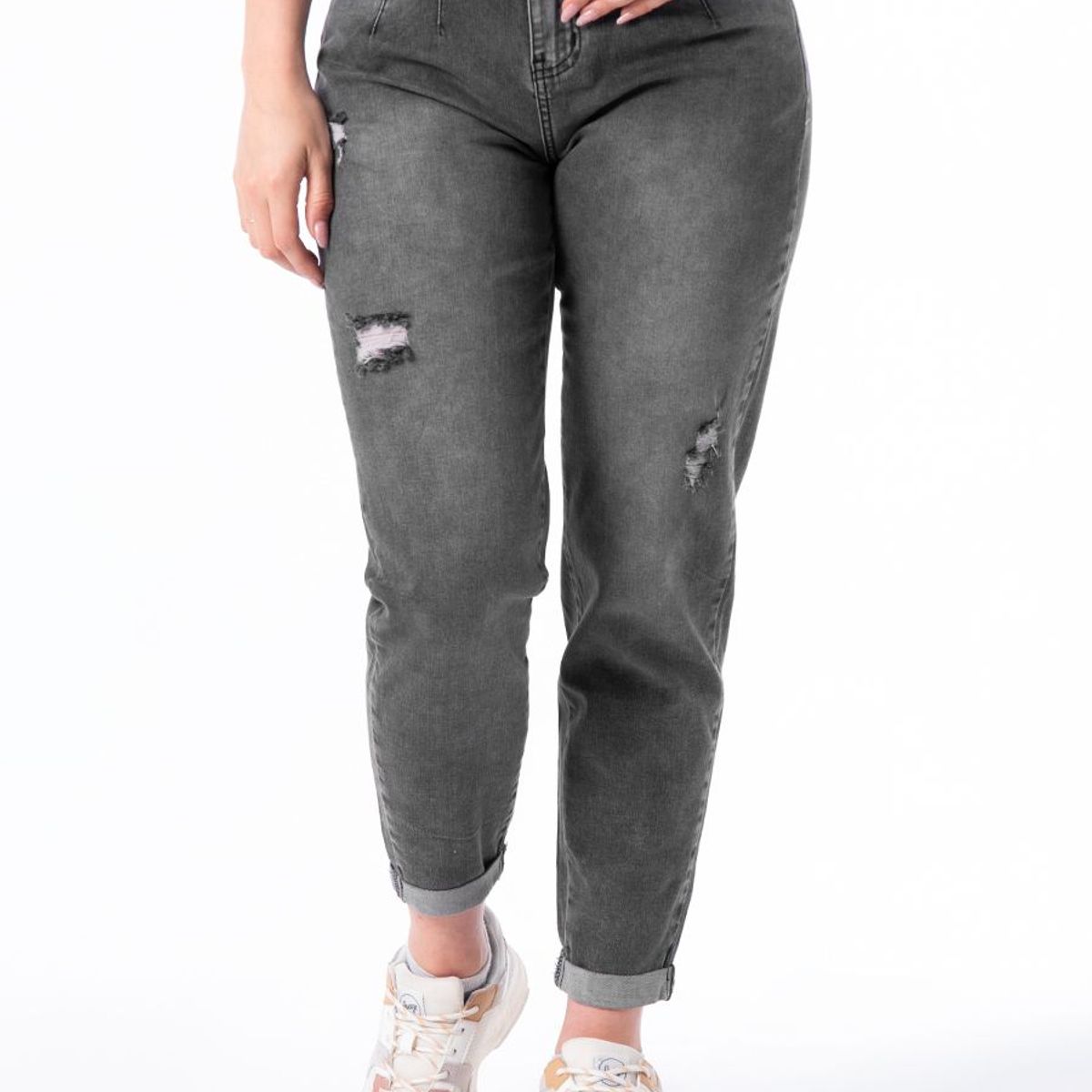 GOCCOS - Pantalon Moda Denim Stretch Mujer Tizer