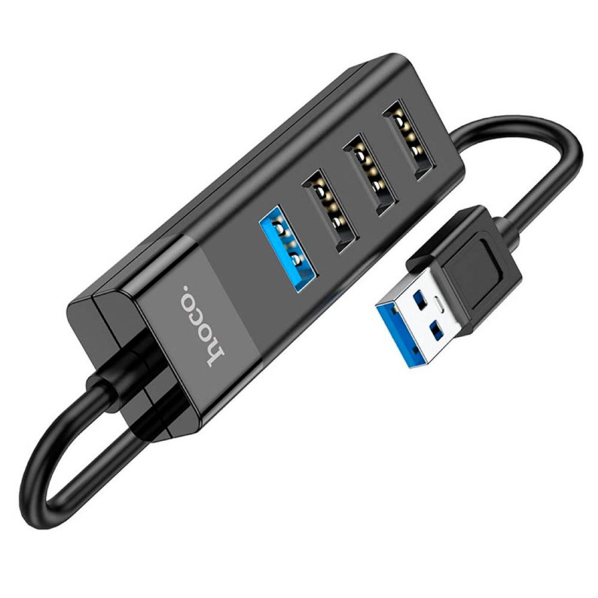 HOCO - HUB Adaptador Tipo C USB 4 EN 1 Convertidor Mulipuerto HOCO HB25