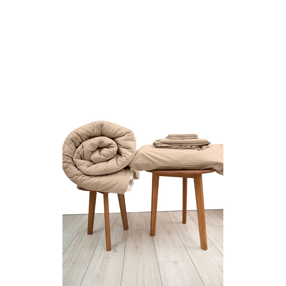 COBITEX HOME - Sábanas + Edredón con corderito King Arenita Cobitex 100 algodón