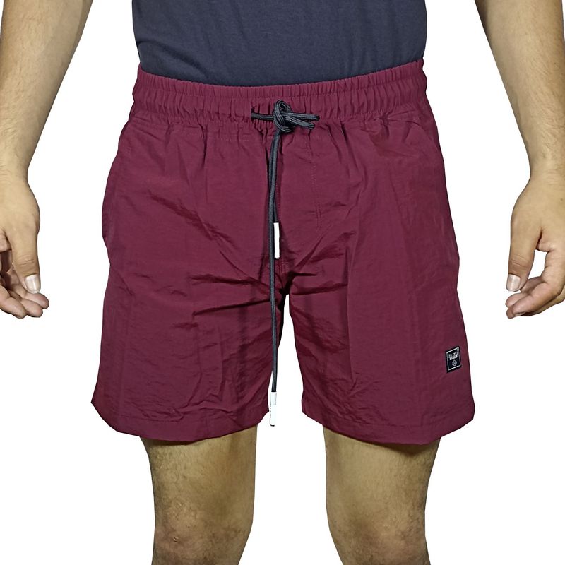 GENERICO - Short De Verano Hombre - Guinda