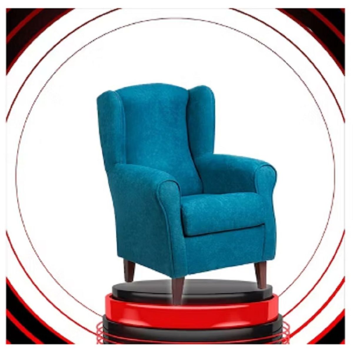 DMUEBLES - DMuebles Sillon Zeven Azul