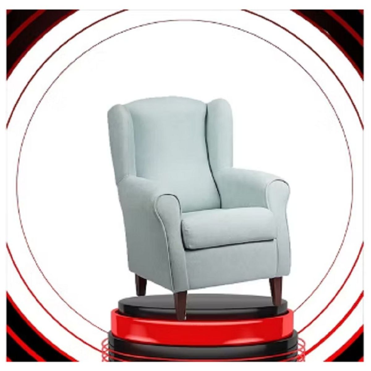 DMUEBLES - DMuebles Sillon Zeven Celeste