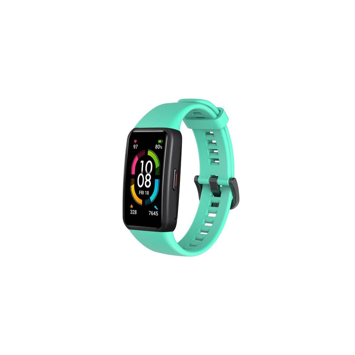 GENERICO - Correa de Silicona Para Huawei Band 6 - VERDE MENTA.