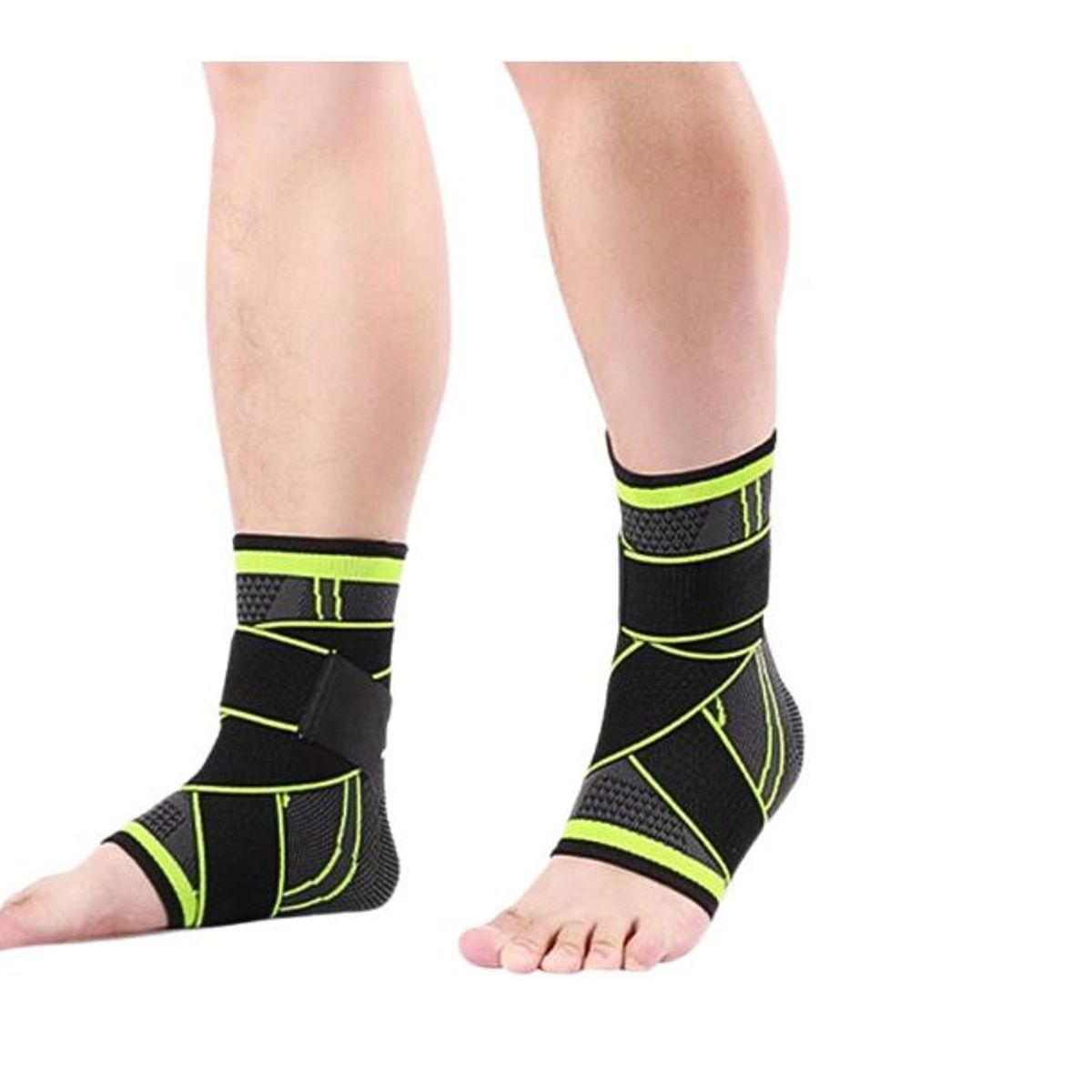 GENERICO - Pack x2 Tobillera Deportiva Alta Soporte Presurizado de Fijacion