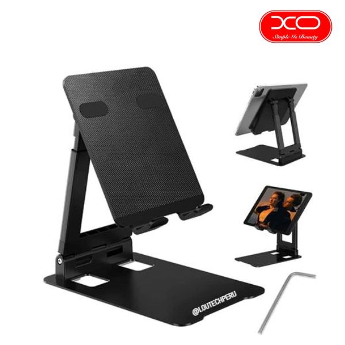 XO - XO - Soporte para Tablet de escritorio plegable de aluminio