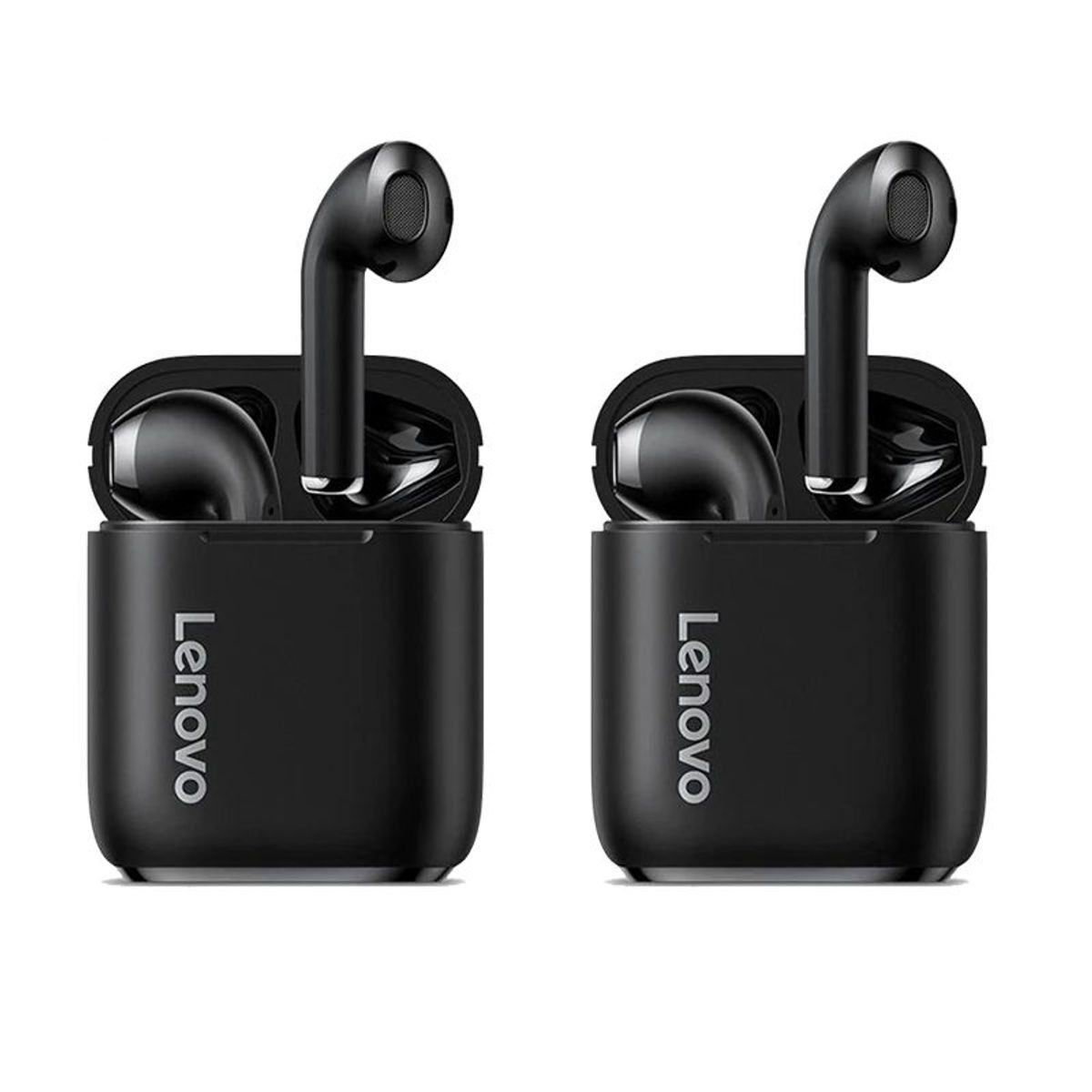 LENOVO - Set 2 De Lenovo LP2  Bluetooth inalámbricos Audífonos-Negro