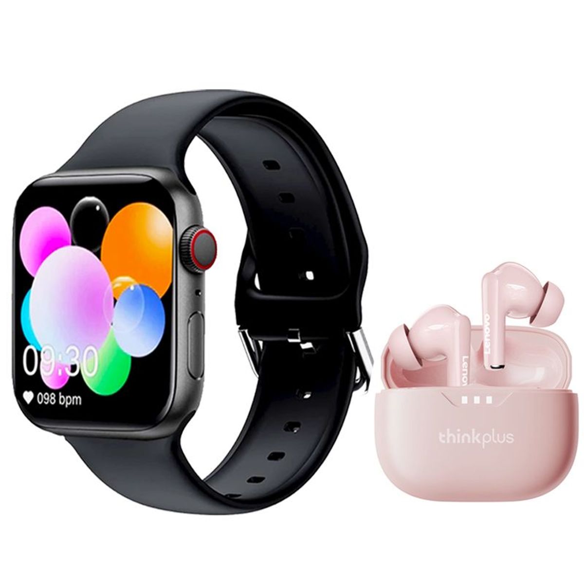 LENOVO - Audífonos Lenovo LP3 Pro De Tws-Rosa y Toumi watch-Negro