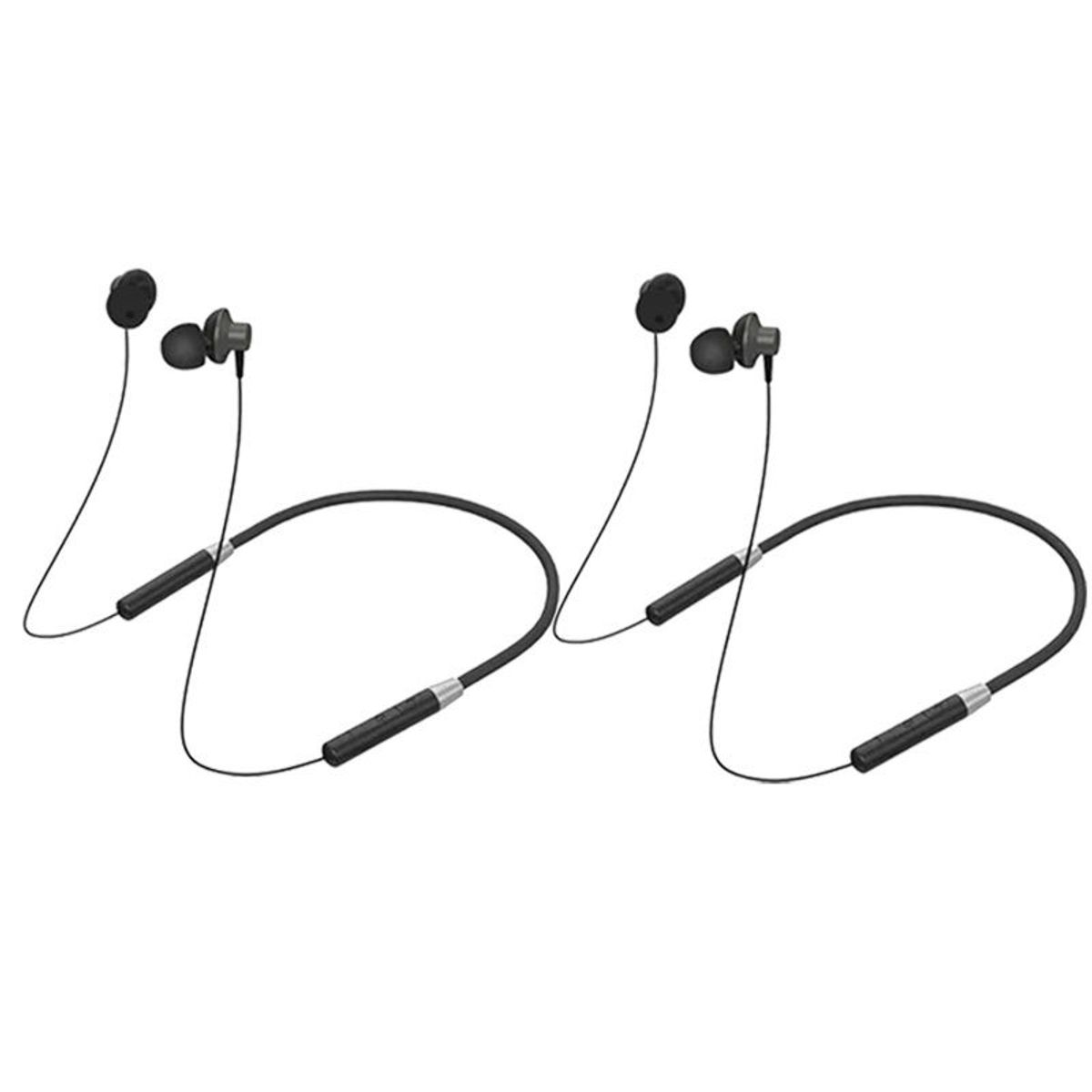 LENOVO - Set 2 De Lenovo  HE05 Audifonos Bluetooth-Negro