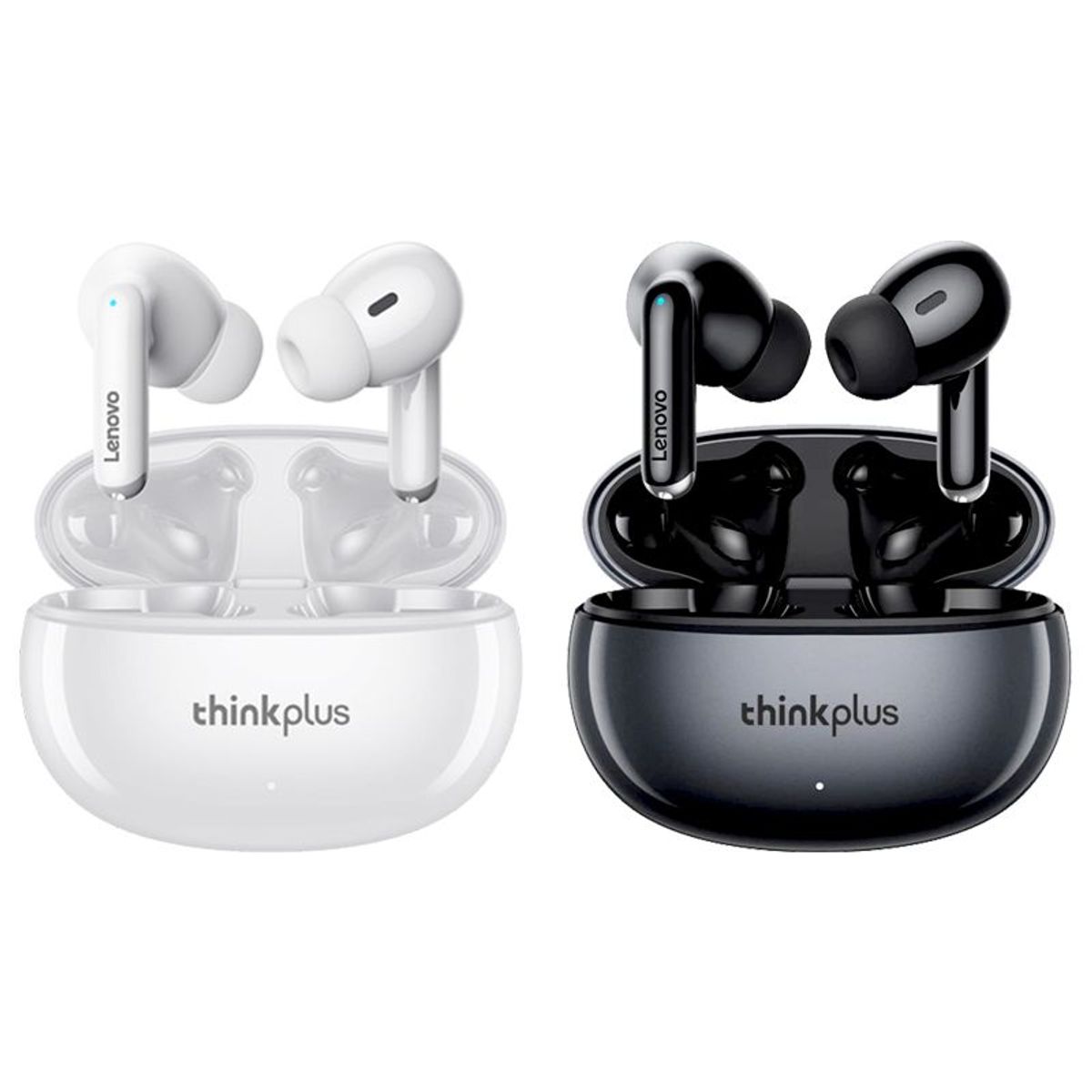 LENOVO - SEt 2 De Audífonos Lenovo XT88 De Bluetooth 5.3-Girs+Blanco