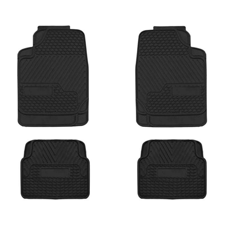 GENERICO - Piso De Auto Camioneta Protector Pvc Tapiz Suelo 4 PIEZAS