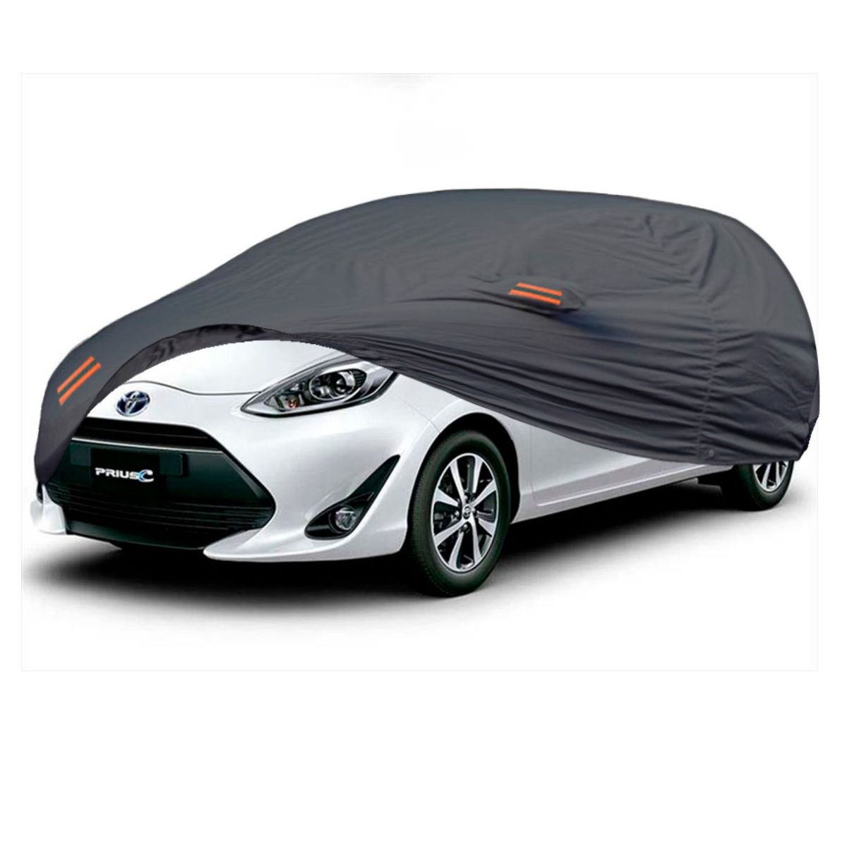 TECGO - PROTECTOR FUNDA COBERTOR TIPO TOYOTA PRIUS C HATCHBACK GRIS