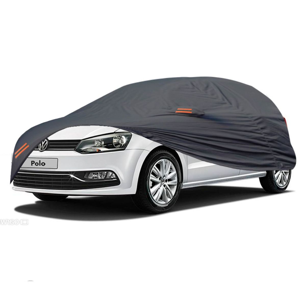 TECGO - PROTECTOR FUNDA COBERTOR TIPO VOLKSWAGEN POLO HATCHBACK GRIS