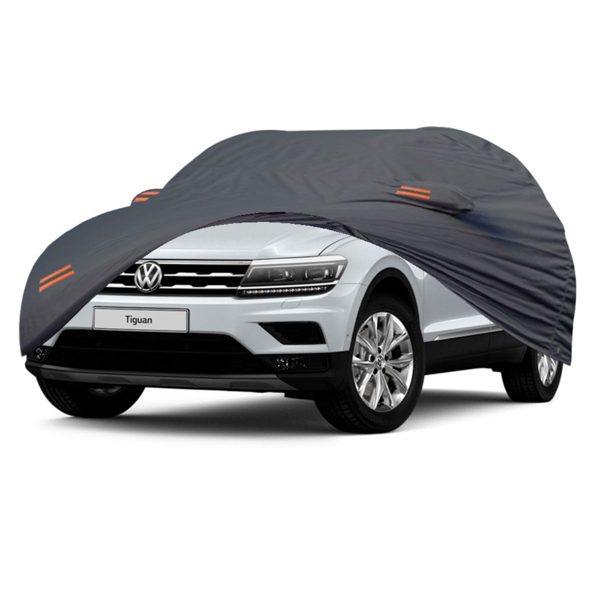 TECGO - PROTECTOR CUBIERTA COBERTOR TIPO VOLKSWAGEN TIGUAN GRIS