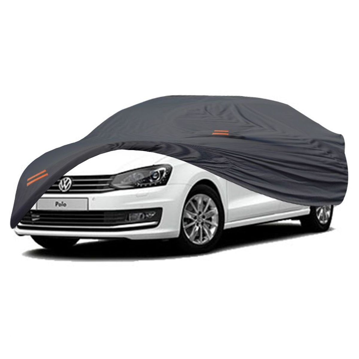 TECGO - PROTECTOR CUBIERTA COBERTOR TIPO VOLKSWAGEN POLO SEDAN GRIS