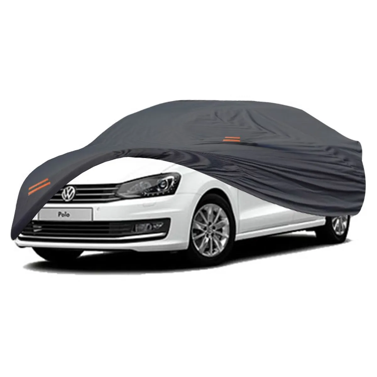 TECGO - PROTECTOR CUBIERTA COBERTOR TIPO VOLKSWAGEN POLO SEDAN GRIS