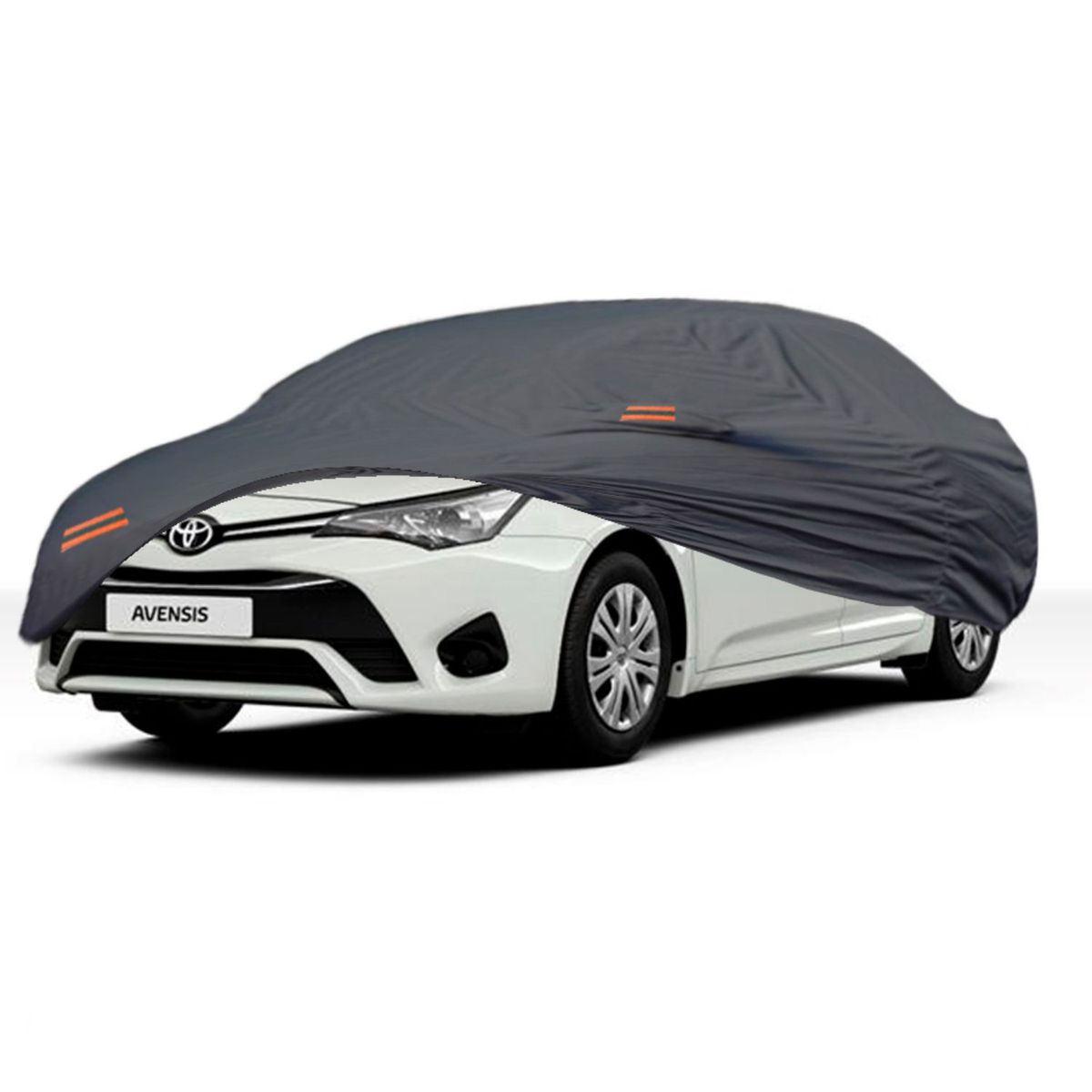 TECGO - PROTECTOR CUBIERTA COBERTOR TIPO TOYOTA AVENSIS SEDAN GRIS