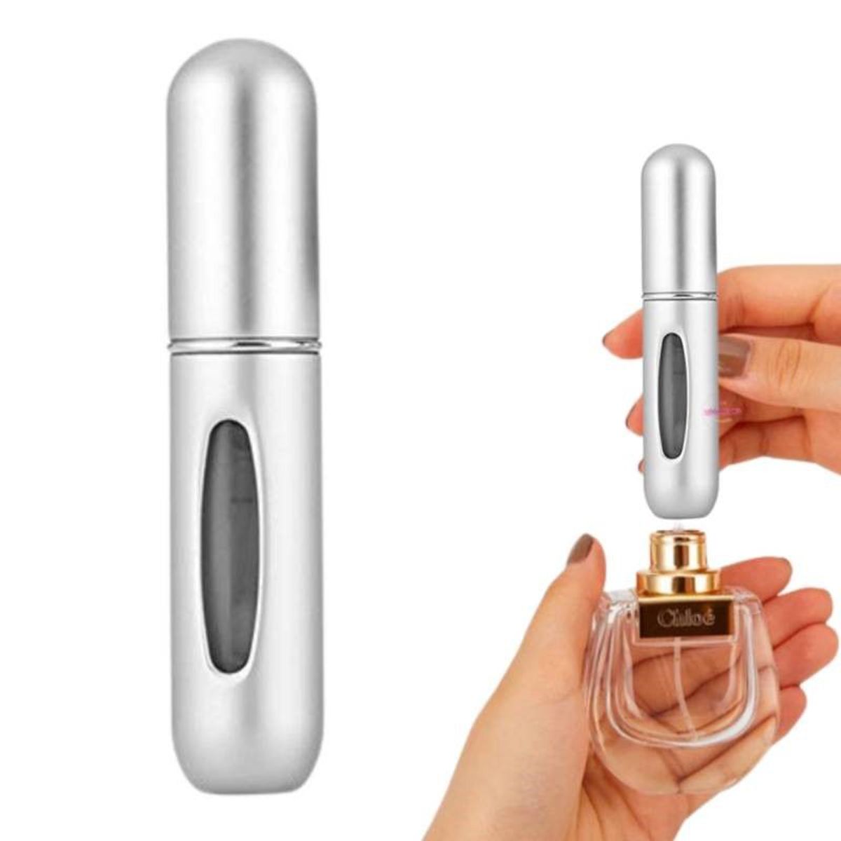 INSPIRA MARKET - Atomizador dispensador de perfume portátil recargable viaje