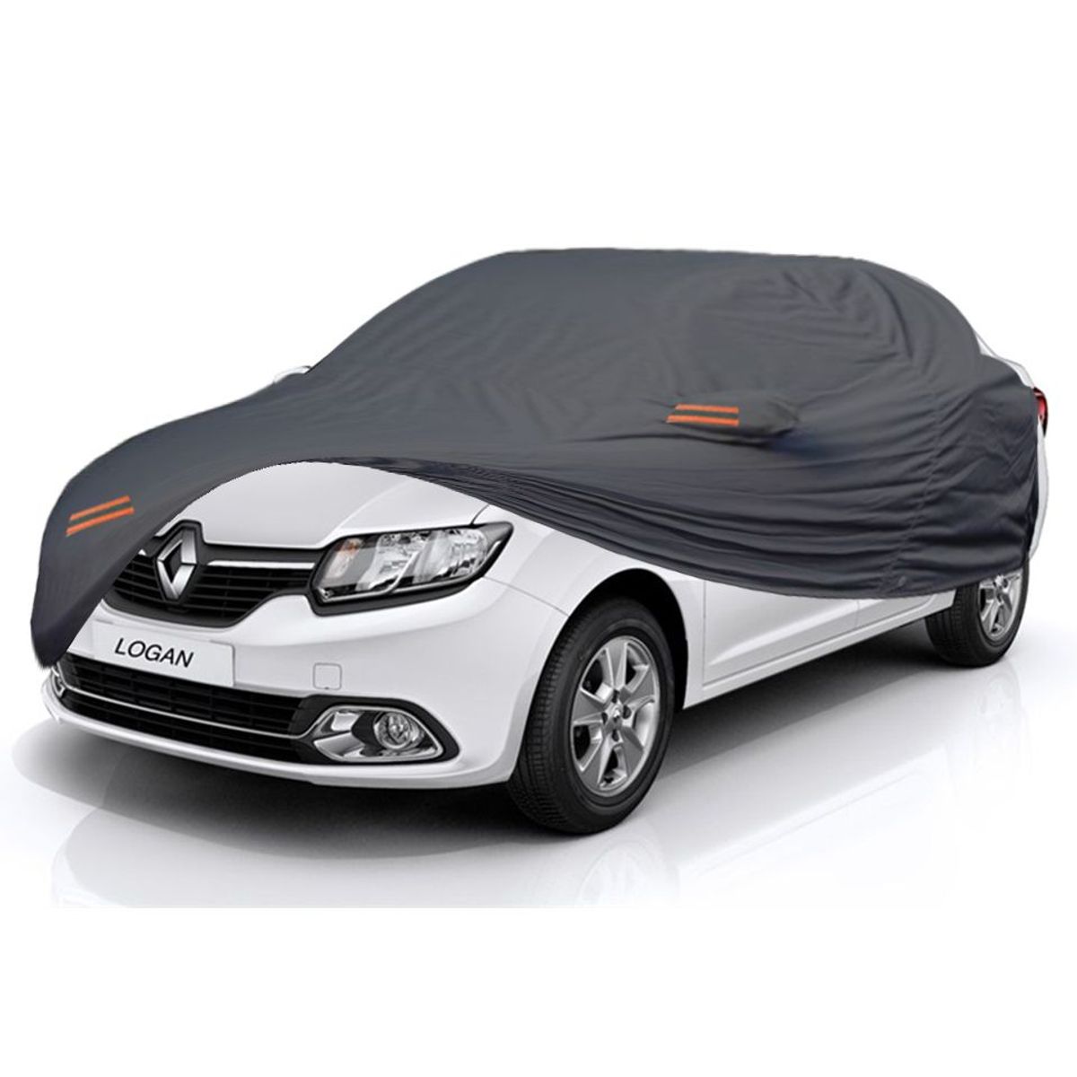 TECGO - PROTECTOR CUBIERTA COBERTOR TIPO RENAULT LOGAN SEDAN GRIS
