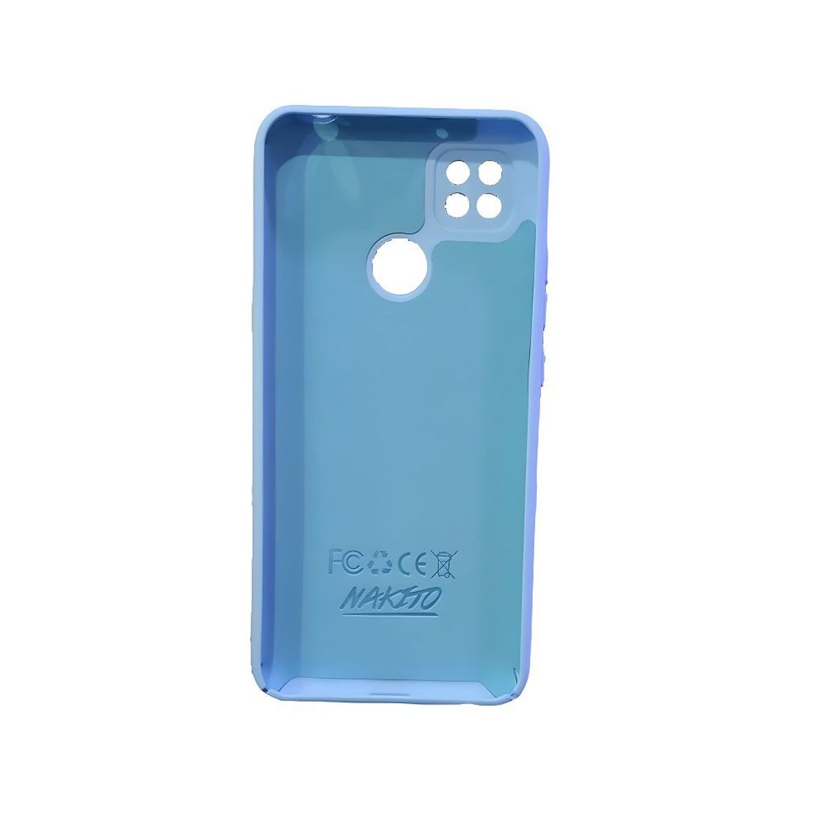 GENERICO - Case generico celeste para celular Redmi 9C - silicona